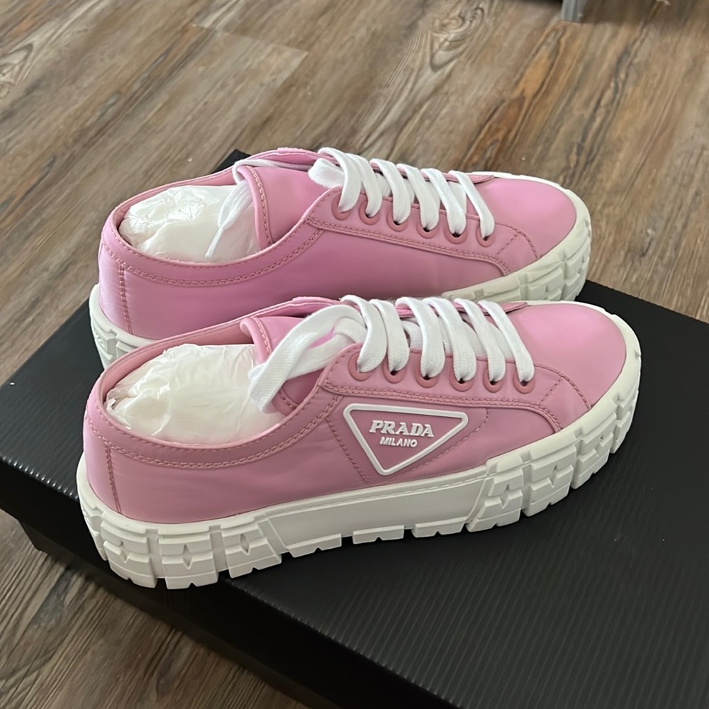 PRADA NYLON SNEAKERS worn a few times SIZE 39